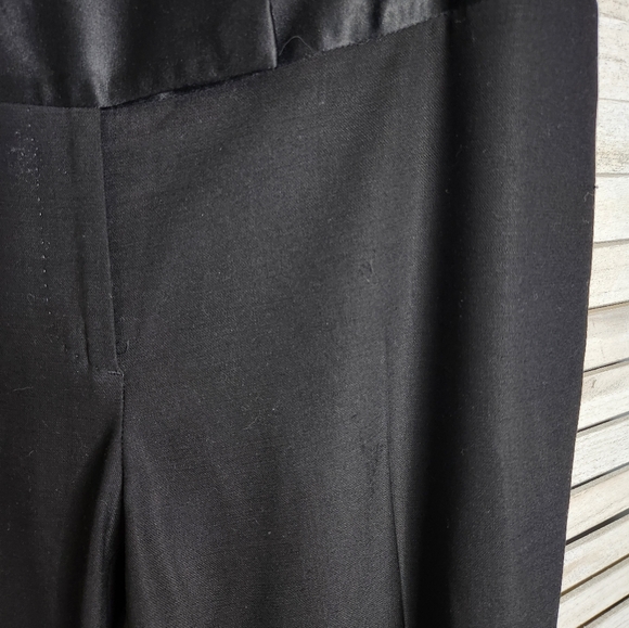 Ann Tailor two tone black tuxedo dress pants size 6 - Picture 5 of 5